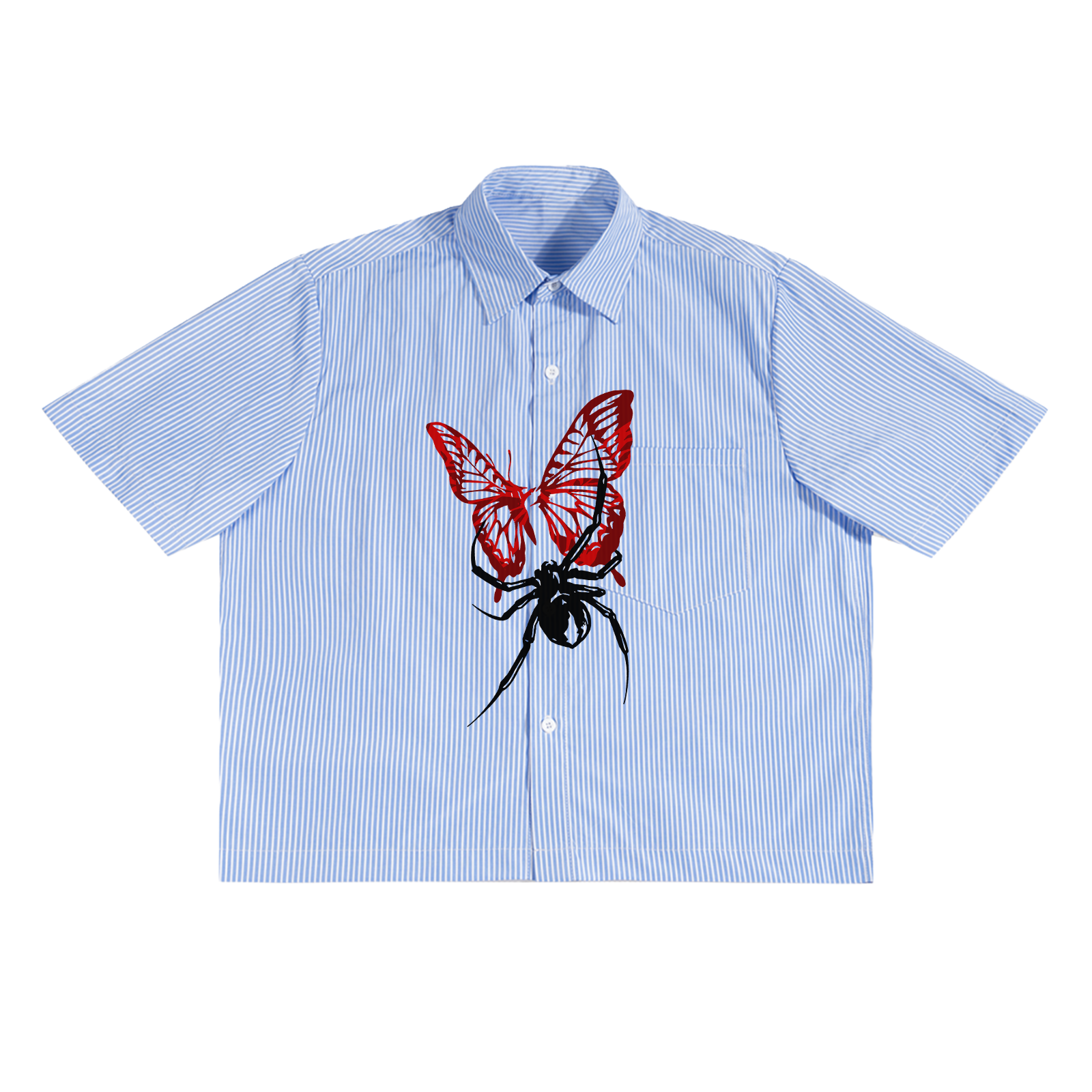 Mad Spider Boxy Button Up