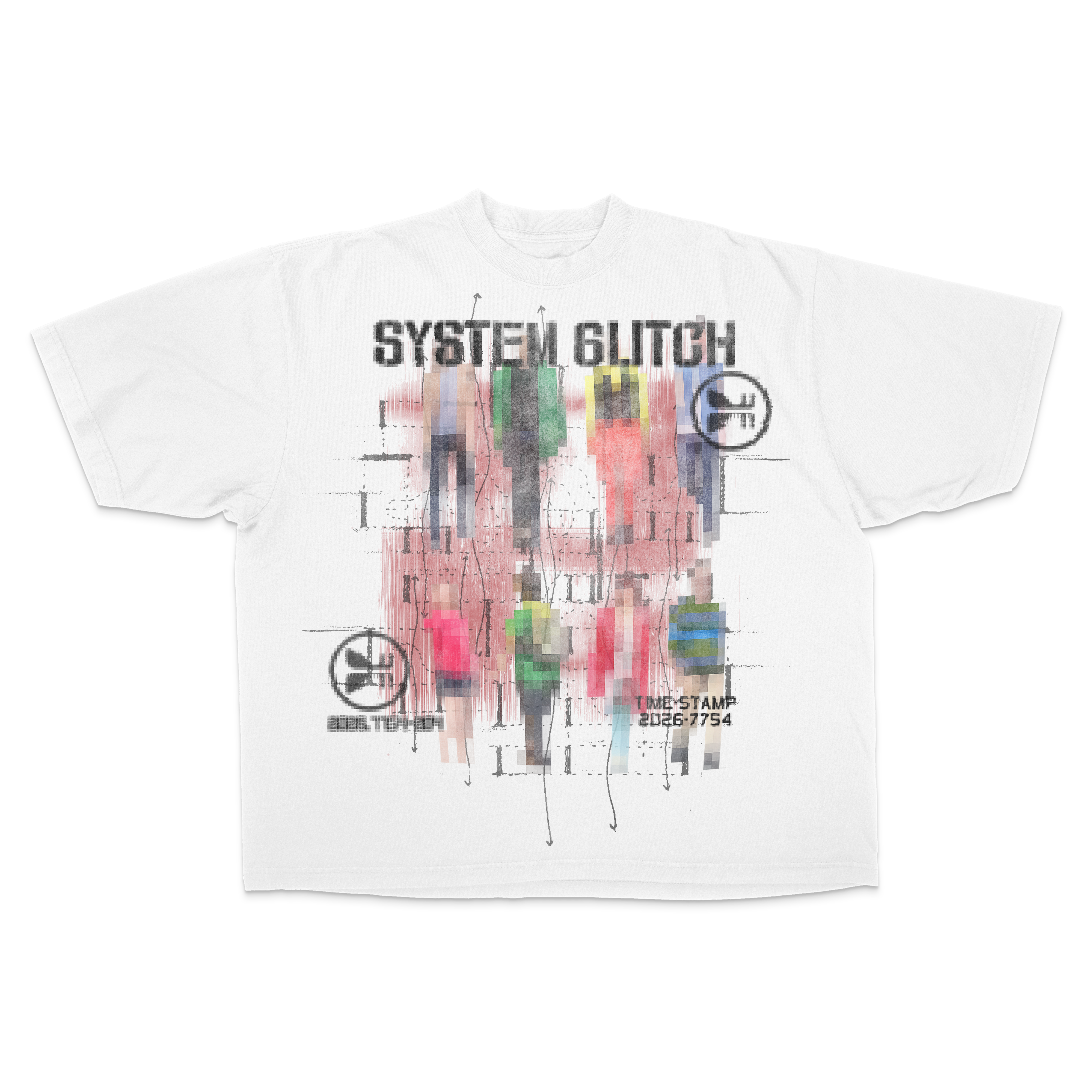 System Glitch Drop Tee