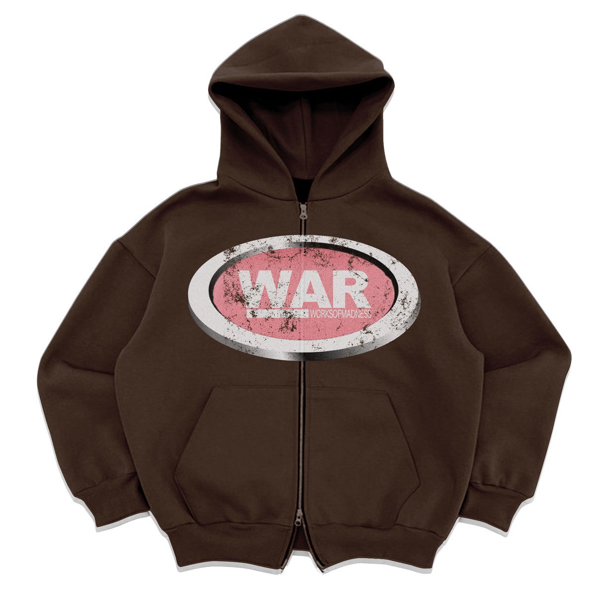 War Zip Up - Brown