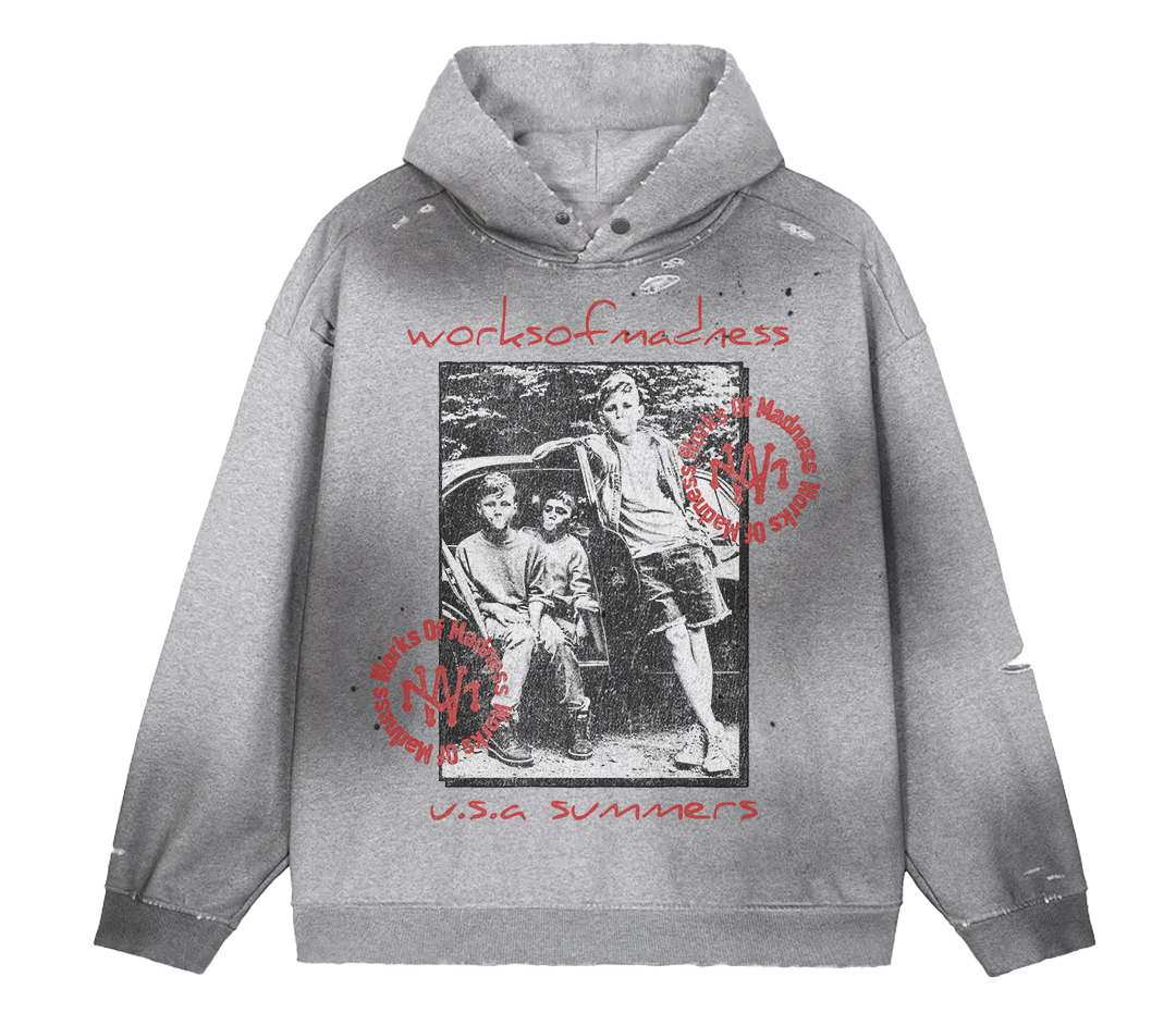 Mad Summers Fade Distress Hoodie