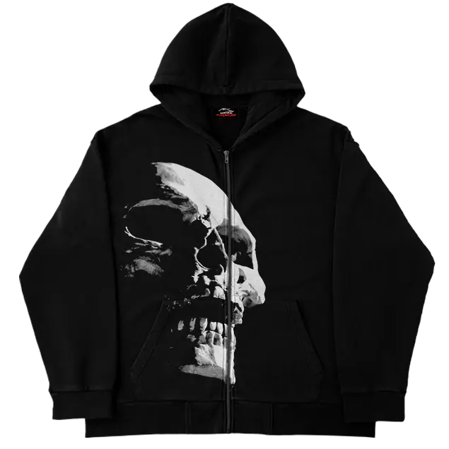 Death's Head Zip Up WorksOfMadness