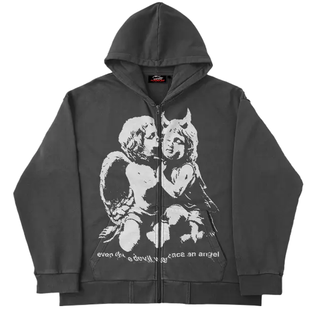 Devil Angel Zip Up WorksOfMadness