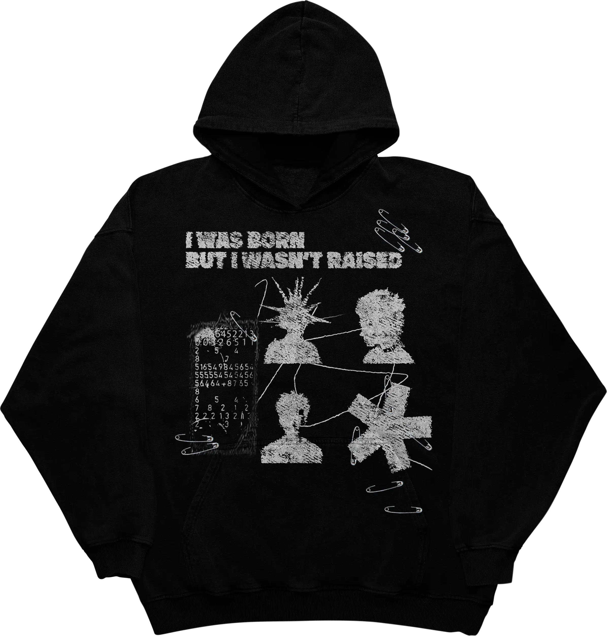 I Was Born Hoodie WorksOfMadness