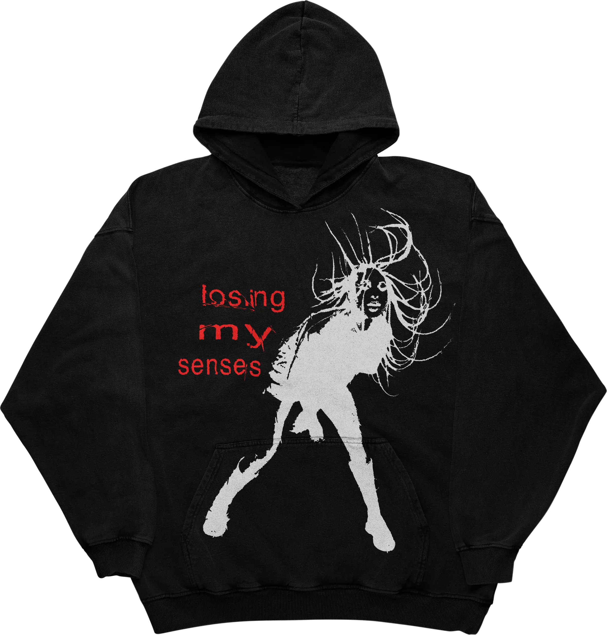 Losing My Senses Hoodie WorksOfMadness