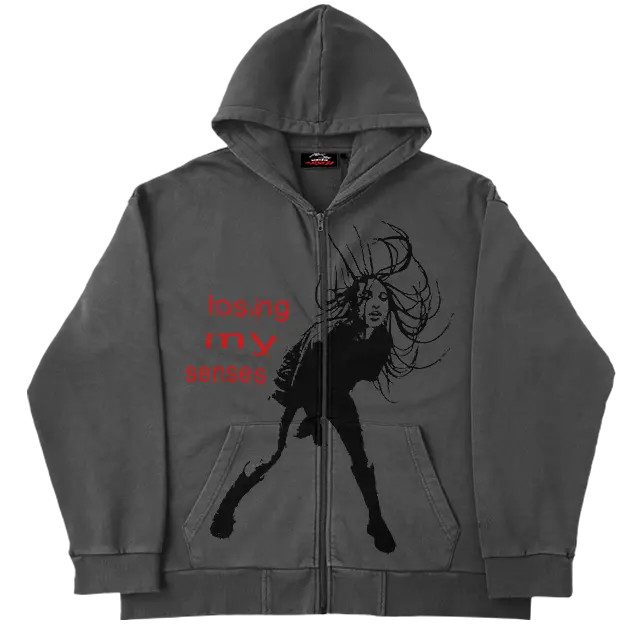 Losing My Senses Zip Up WorksOfMadness