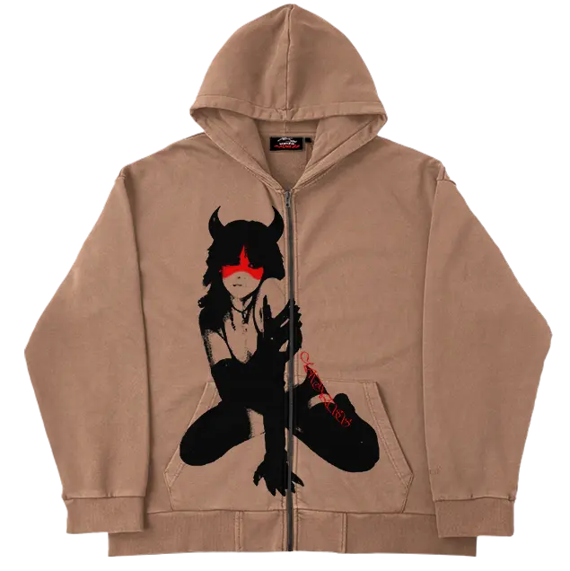 Naughty She Devil Zip Up WorksOfMadness