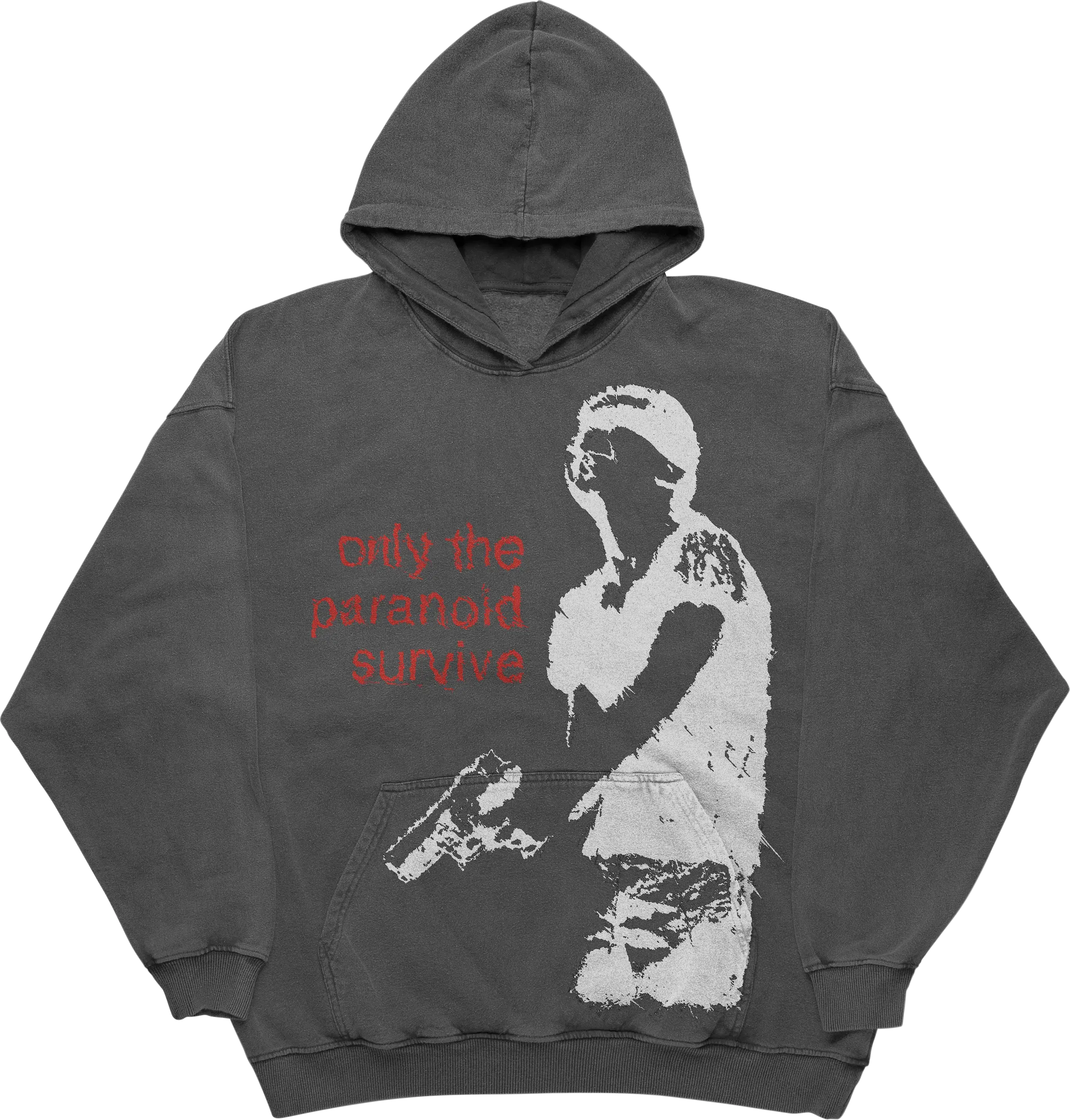 Only The Paranoid Survive Hoodie WorksOfMadness